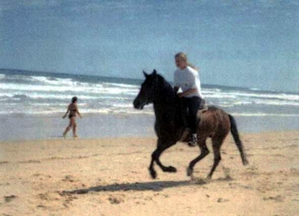 Reiten am Strand